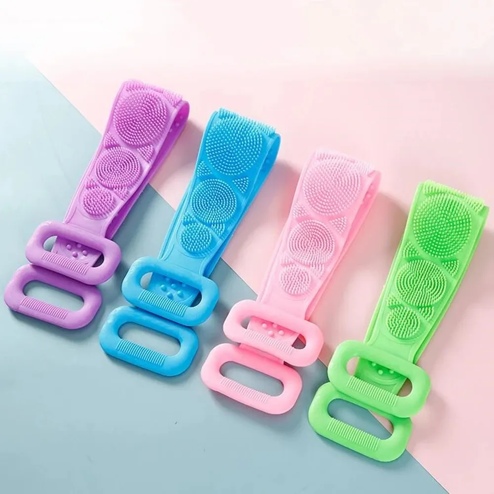 Brosse de bain en silicone pour un soin complet