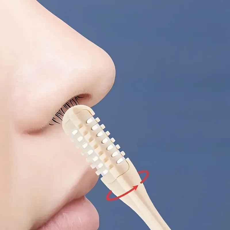 Ensemble de 5 tondeuses manuelles pour poils du nez, sans pile, idéal pour les voyages