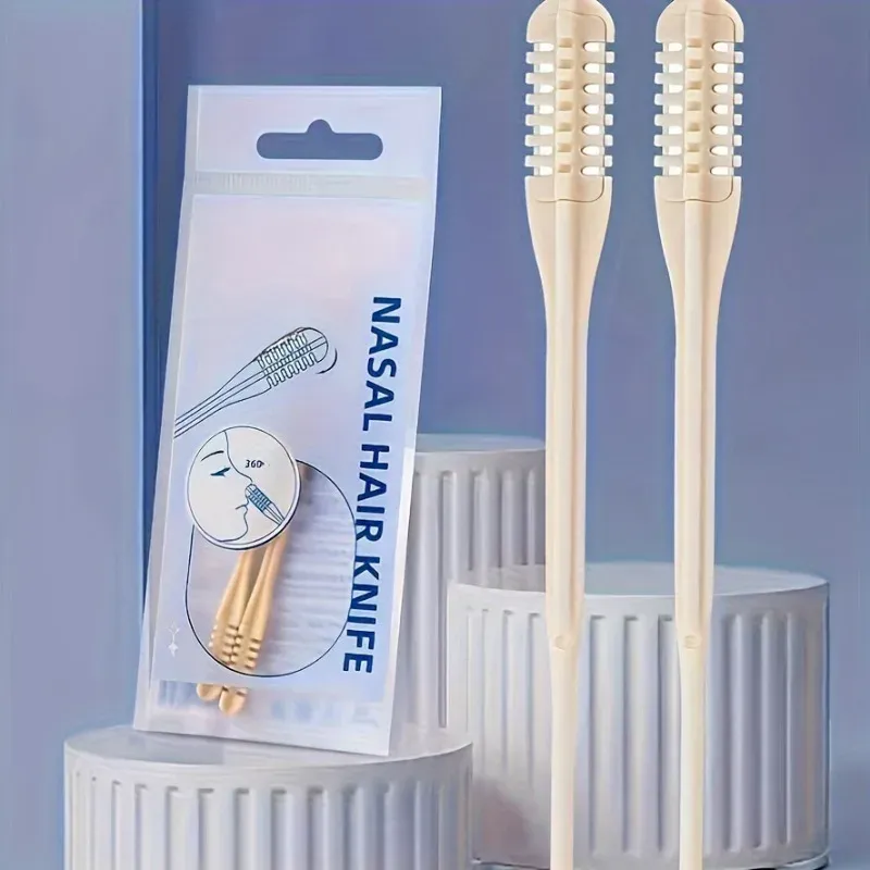 Ensemble de 5 tondeuses manuelles pour poils du nez, sans pile, idéal pour les voyages 3