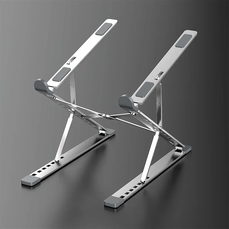 Support pour MacBook pliable et réglable en aluminium, dissipation thermique optimale
