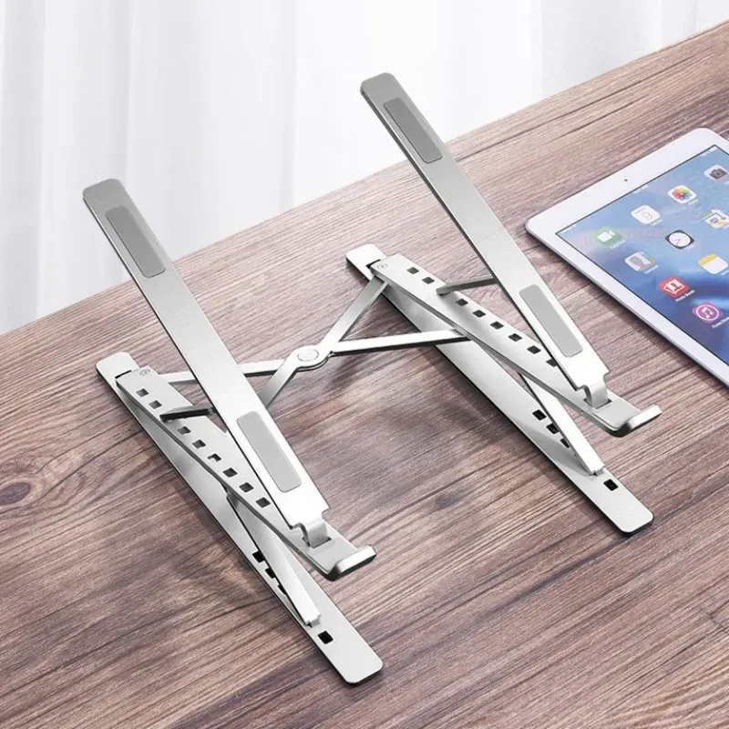 Support pour MacBook pliable et réglable en aluminium, dissipation thermique optimale 4