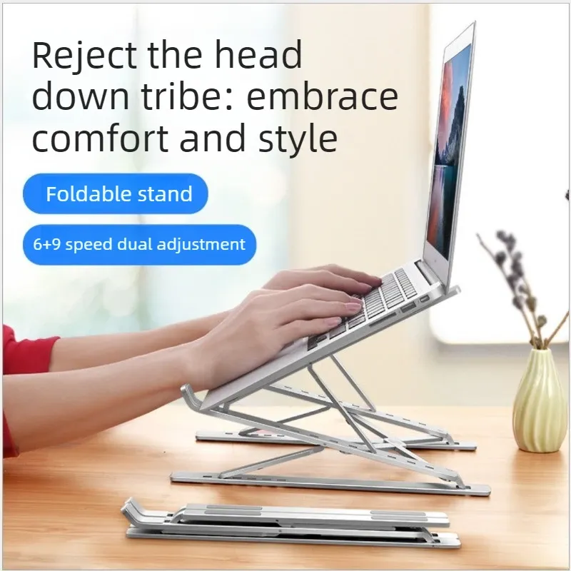 Support pour MacBook pliable et réglable en aluminium, dissipation thermique optimale 6
