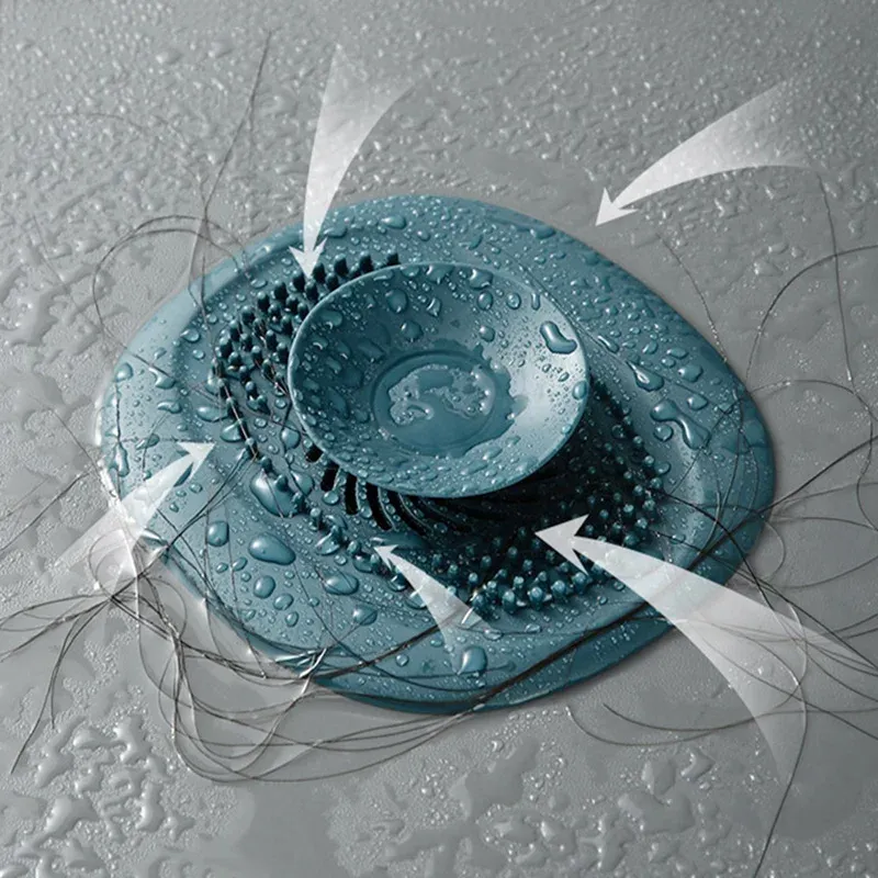Crépine de vidange en silicone pour évier et douche 2
