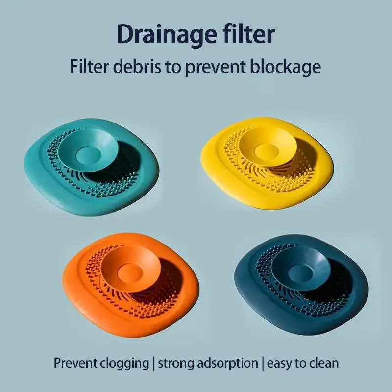 Crépine de vidange en silicone, détail du design