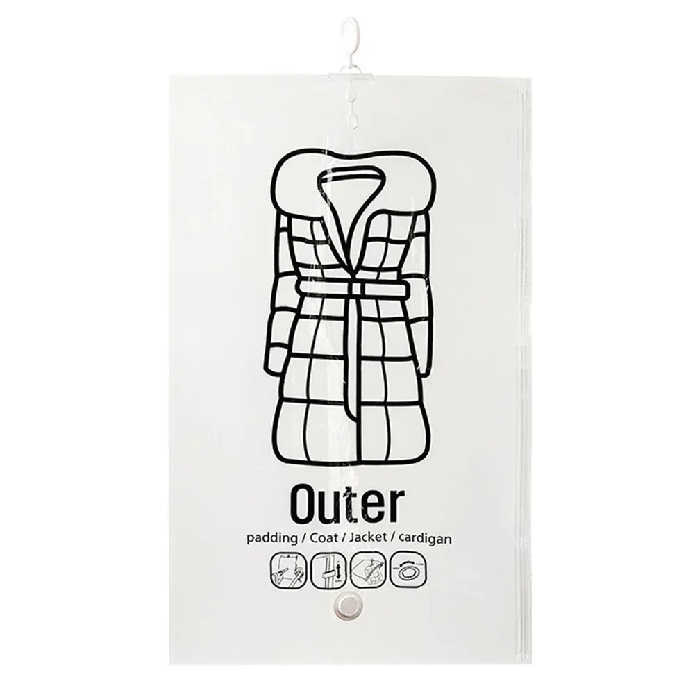 Sacs de rangement sous vide réutilisables pour vêtements et couettes, lot de 1 à 5 pièces 7