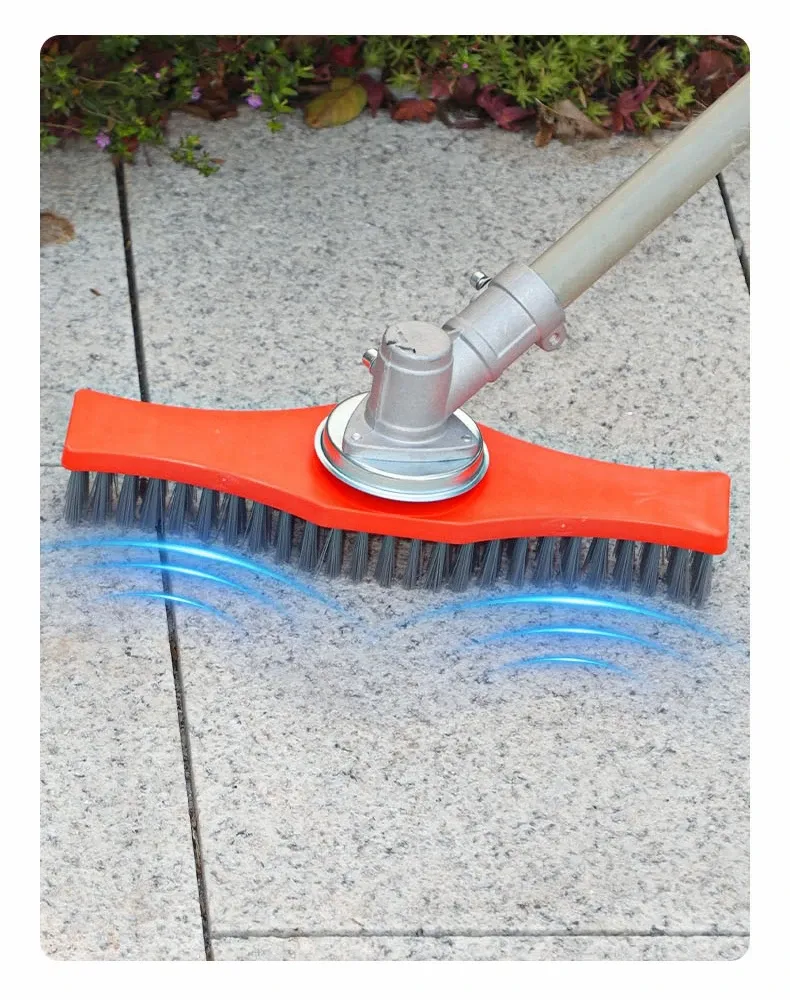 Brosse en situation d'utilisation