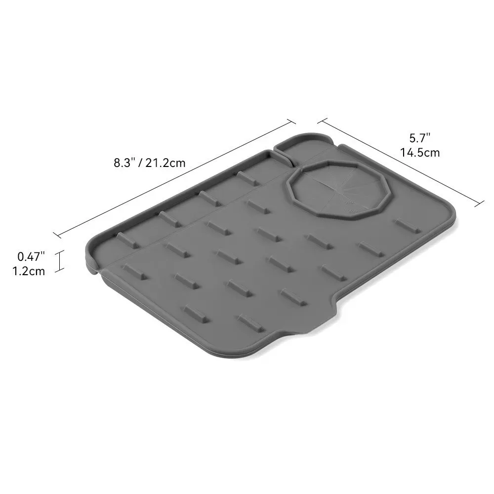 Tapis absorbant pour robinet en situation dans une cuisine
