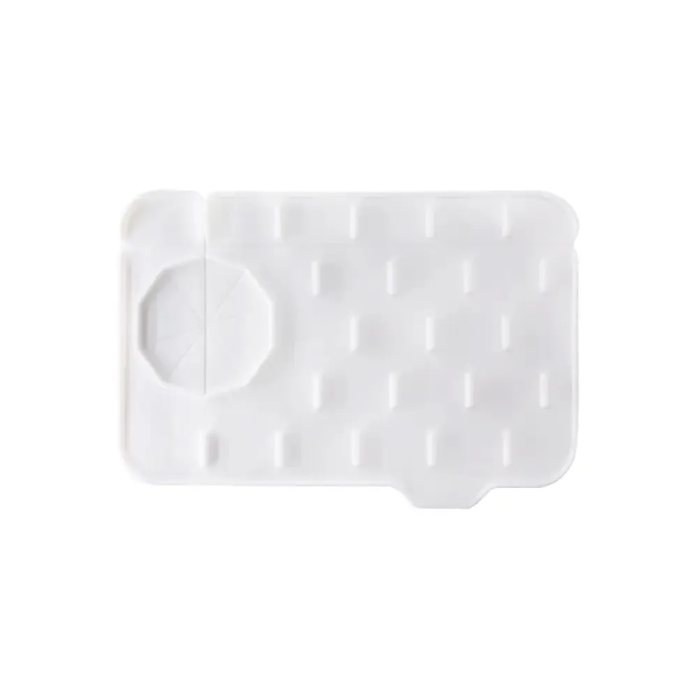 Tapis absorbant pour robinet lavable en silicone, avec collecteur d'éclaboussures, tampon de vidange enveloppant et résistant aux éclaboussures pour séchage de vaisselle, accessoire de cuisine 8