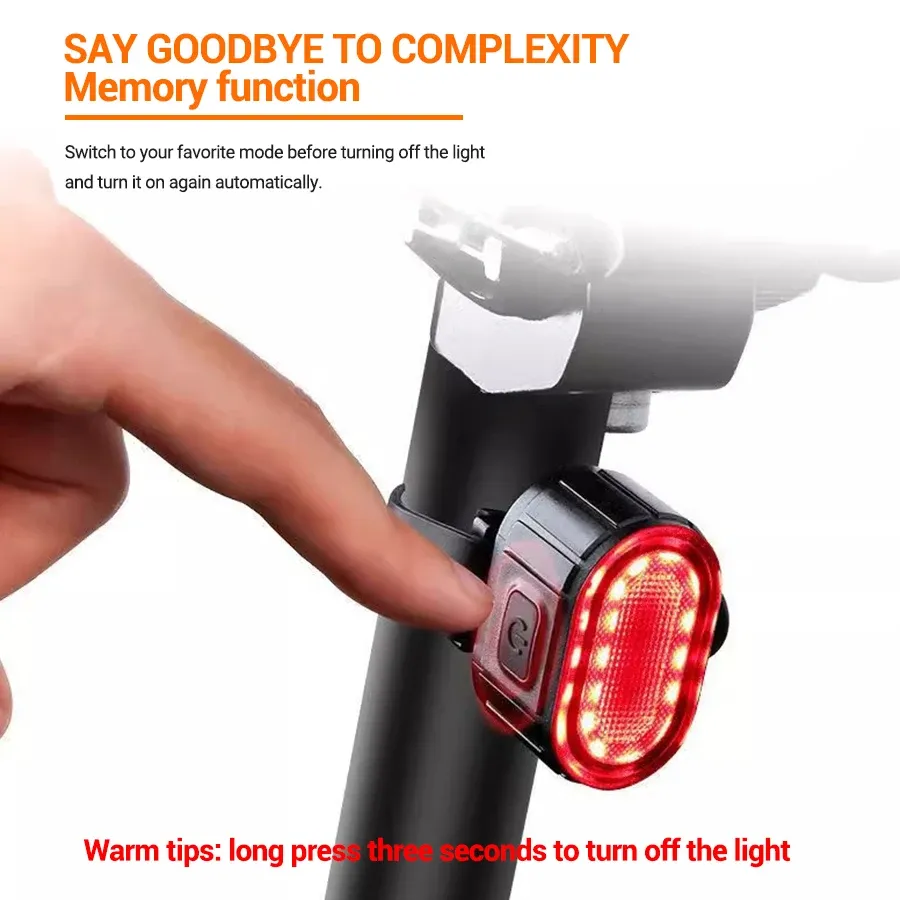 Éclairage de vélo rechargeable, vue 9