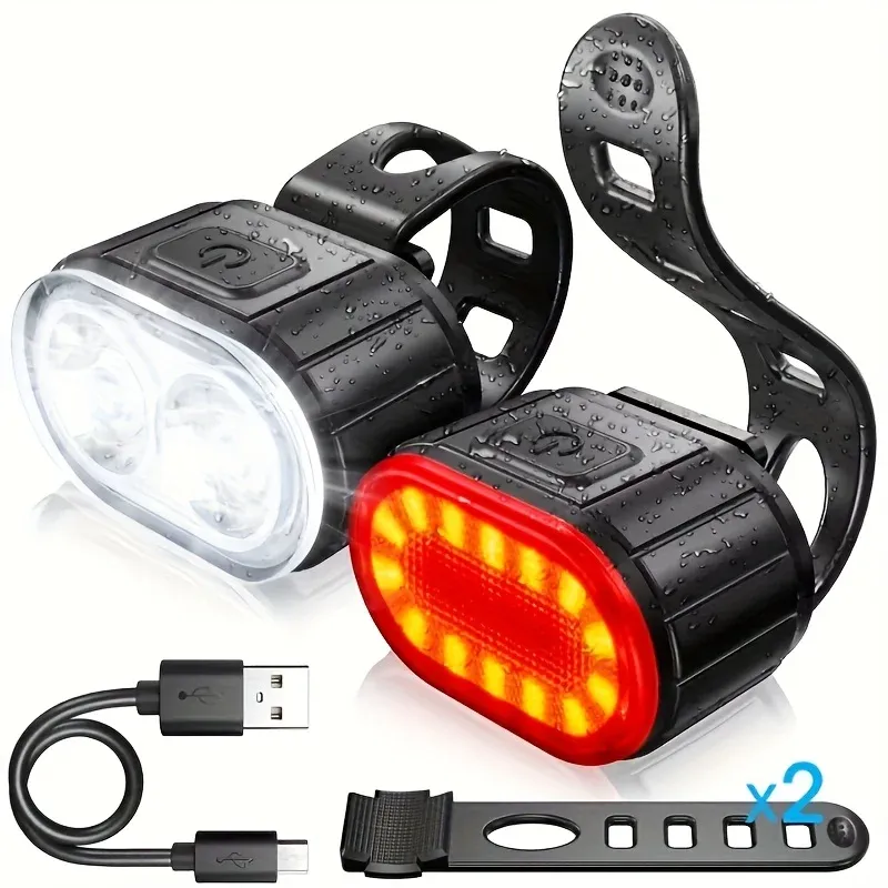 Éclairage de vélo rechargeable, vue 8