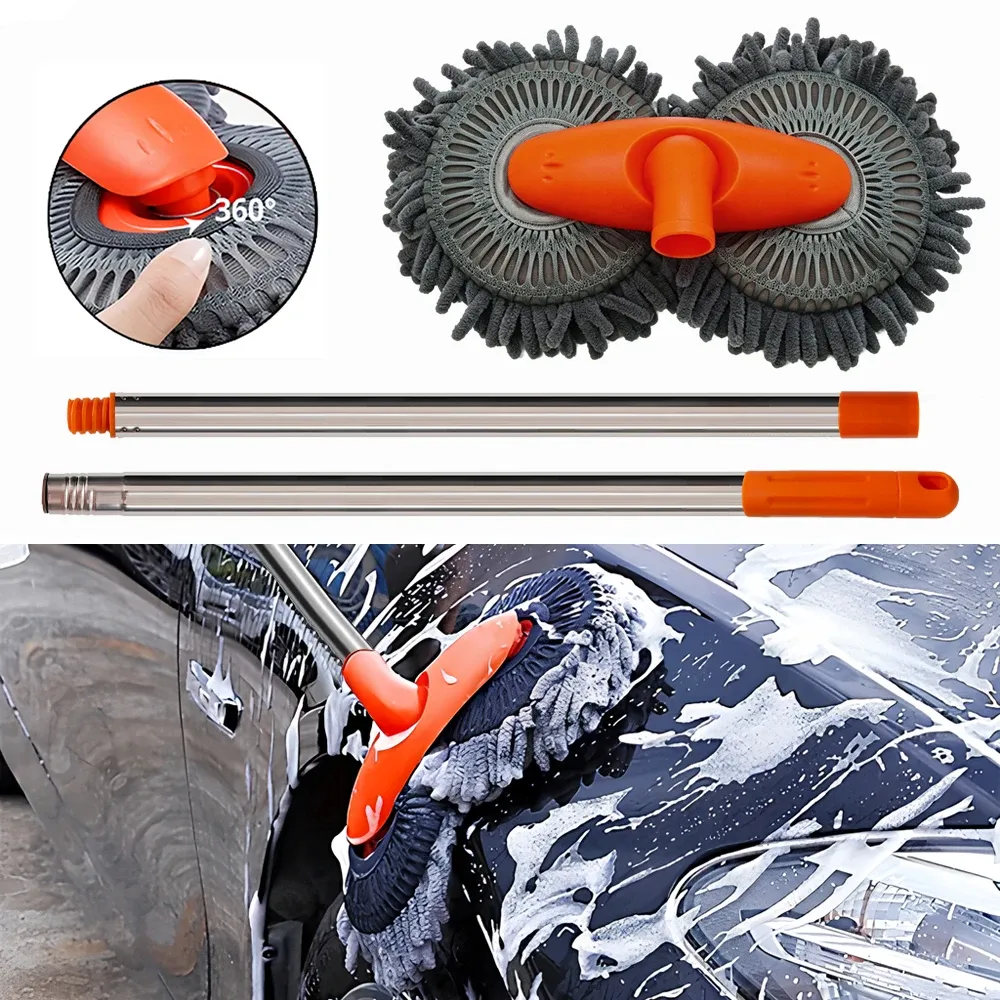 Kit de nettoyage automobile polyvalent vue d'ensemble