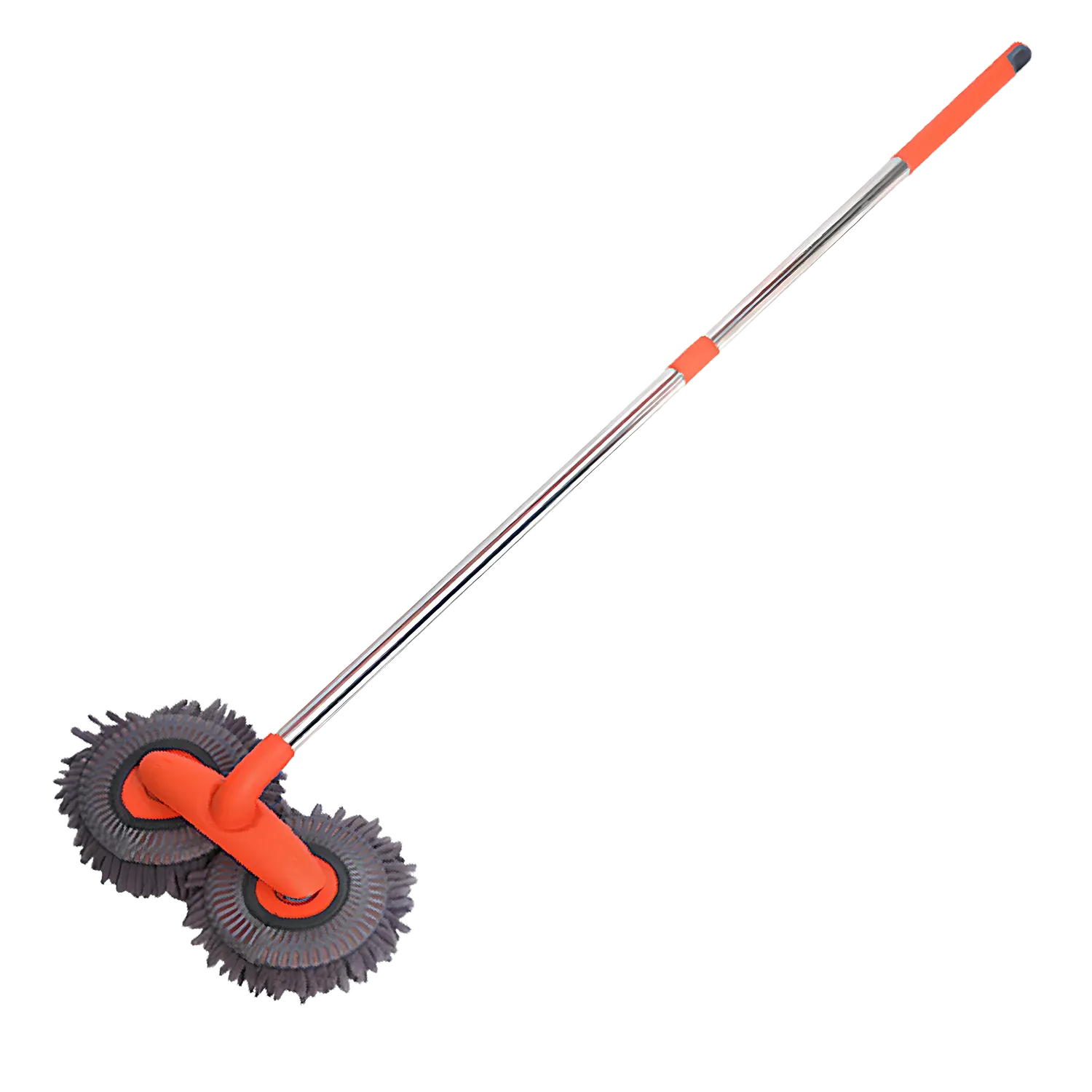 Kit de nettoyage polyvalent pour automobile : brosse en microfibre, éponge et lingette, jaune et gris 7