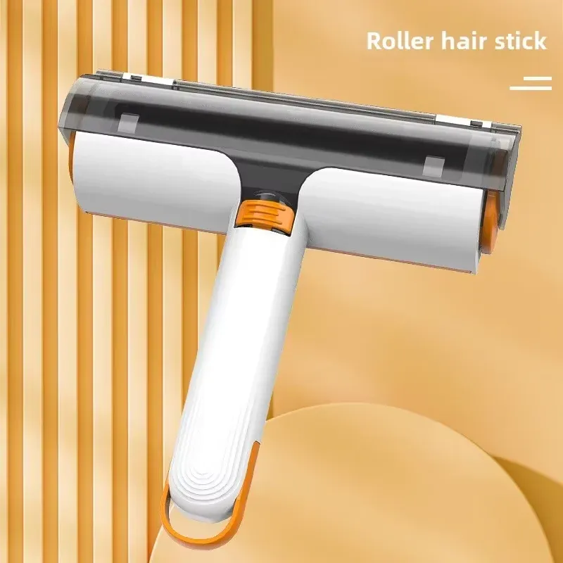 Brosse rouleau multifonction anti-poussière double face, éliminateur de poils statiques et de peluches, portable et réutilisable pour vêtements, canapé et lit 2