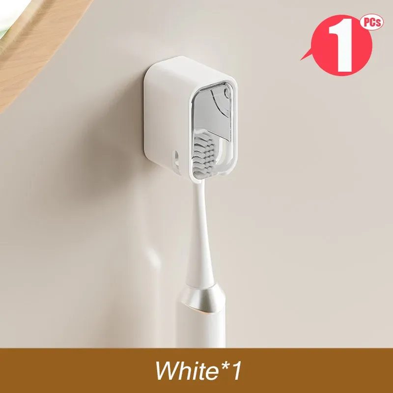 Support de brosse à dents sans perçage à fixation murale adhésive, ensemble d'accessoires de salle de bain (lot de 1 à 4 pièces) 18