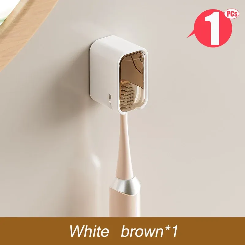 Support de brosse à dents sans perçage à fixation murale adhésive, ensemble d'accessoires de salle de bain (lot de 1 à 4 pièces) 17