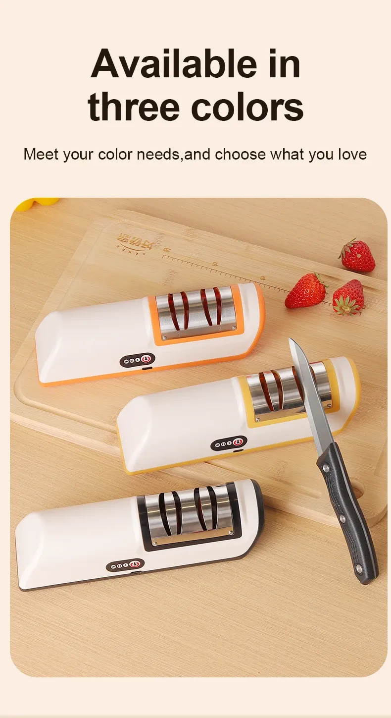 Aiguisage de couteau de cuisine
