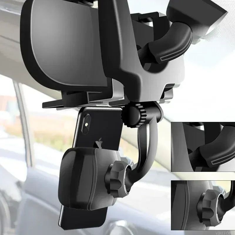 Support de téléphone de voiture pour rétroviseur, installation sur le véhicule