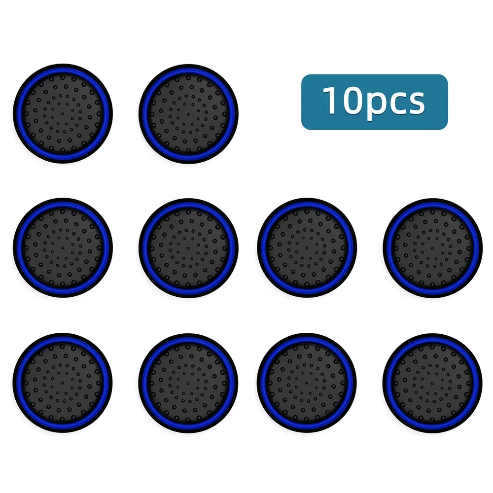 Lot de 10 capuchons de joystick en silicone lumineux pour manettes PS5, PS4, PS3, Xbox 360 et Xbox Series X|S 10
