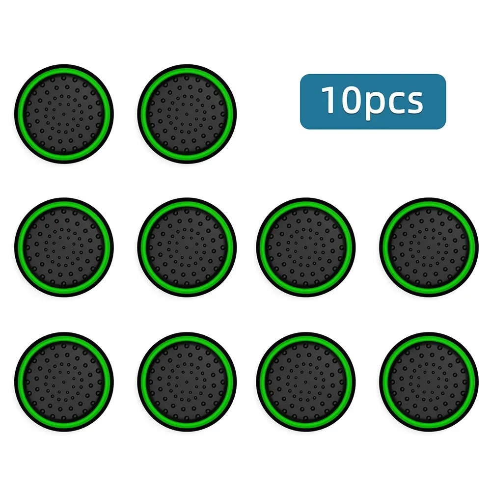 Lot de 10 capuchons de joystick en silicone lumineux pour manettes PS5, PS4, PS3, Xbox 360 et Xbox Series X|S 9