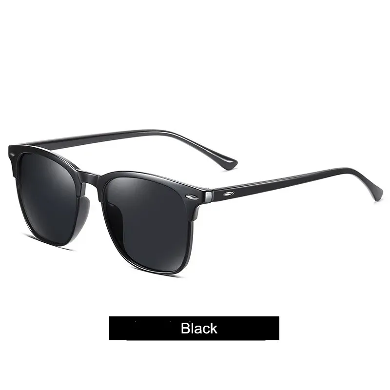 Lunettes de soleil polarisées pour hommes, style classique et vintage, protection UV400 9