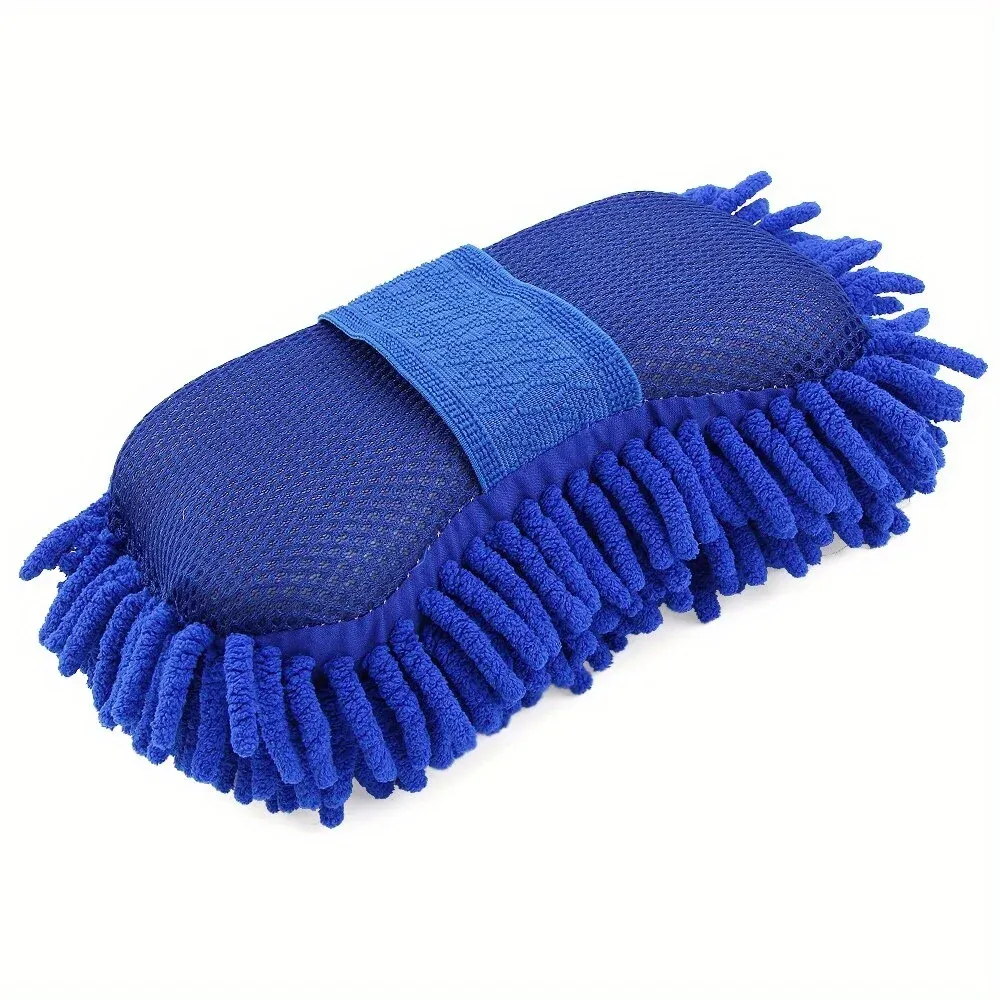 Éponge de nettoyage en microfibre pour voiture, maison et moto, douce pour les surfaces – Lot de 1 ou 2 pièces 5