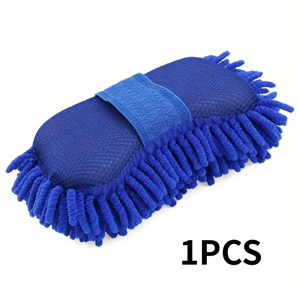 Éponge de nettoyage en microfibre pour voiture, maison et moto, douce pour les surfaces – Lot de 1 ou 2 pièces 8