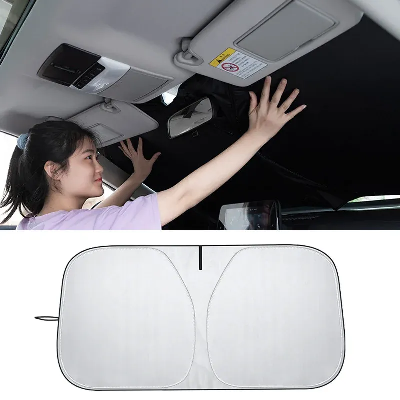 Pare-soleil avant pour voiture, protection UV et anti-chaleur pour l'été 1