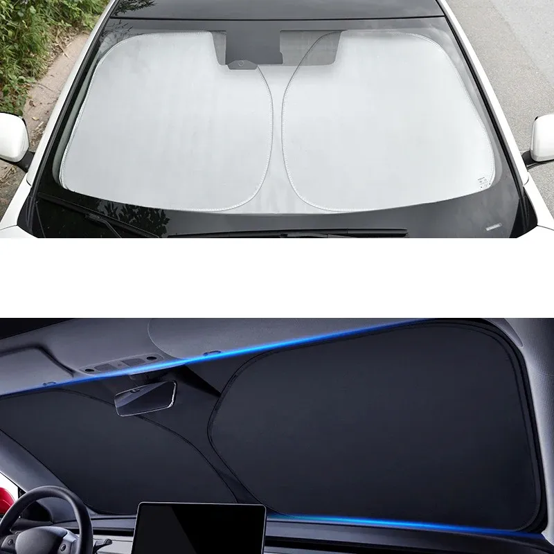 Pare-soleil avant pour voiture, protection UV et anti-chaleur pour l'été 2