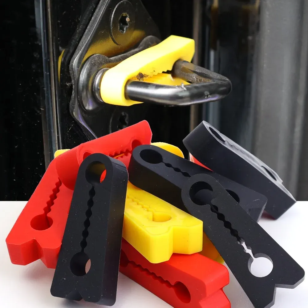 Amortisseur universel en silicone pour serrure de portière de voiture, insonorisant et anti-choc 2