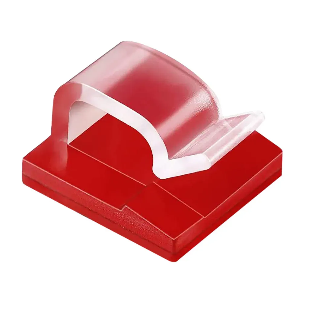 Clips de rangement pour câbles adhésifs, lot de 10, 20 ou 50 pièces 2