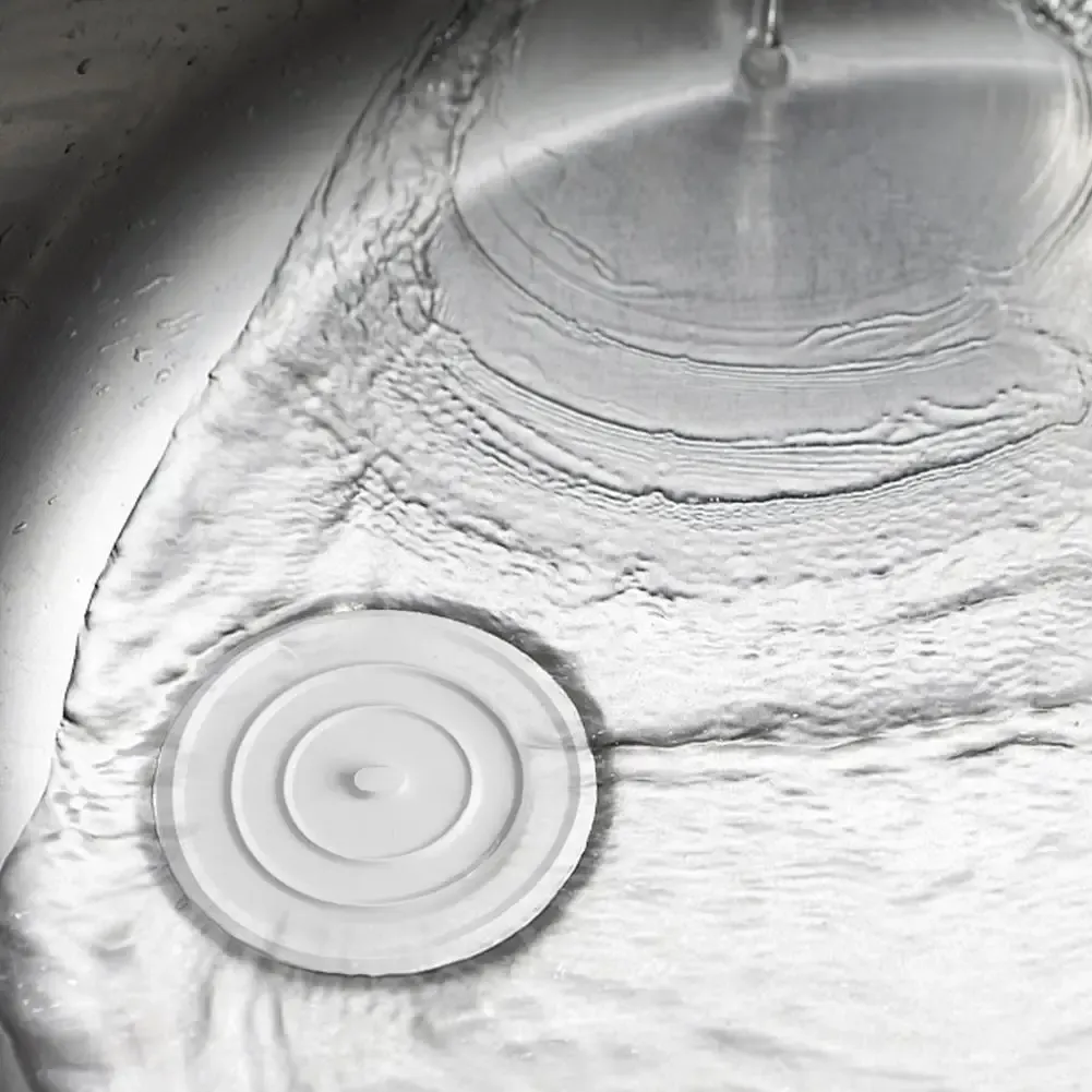 Bouchon de baignoire en silicone, détail des bords