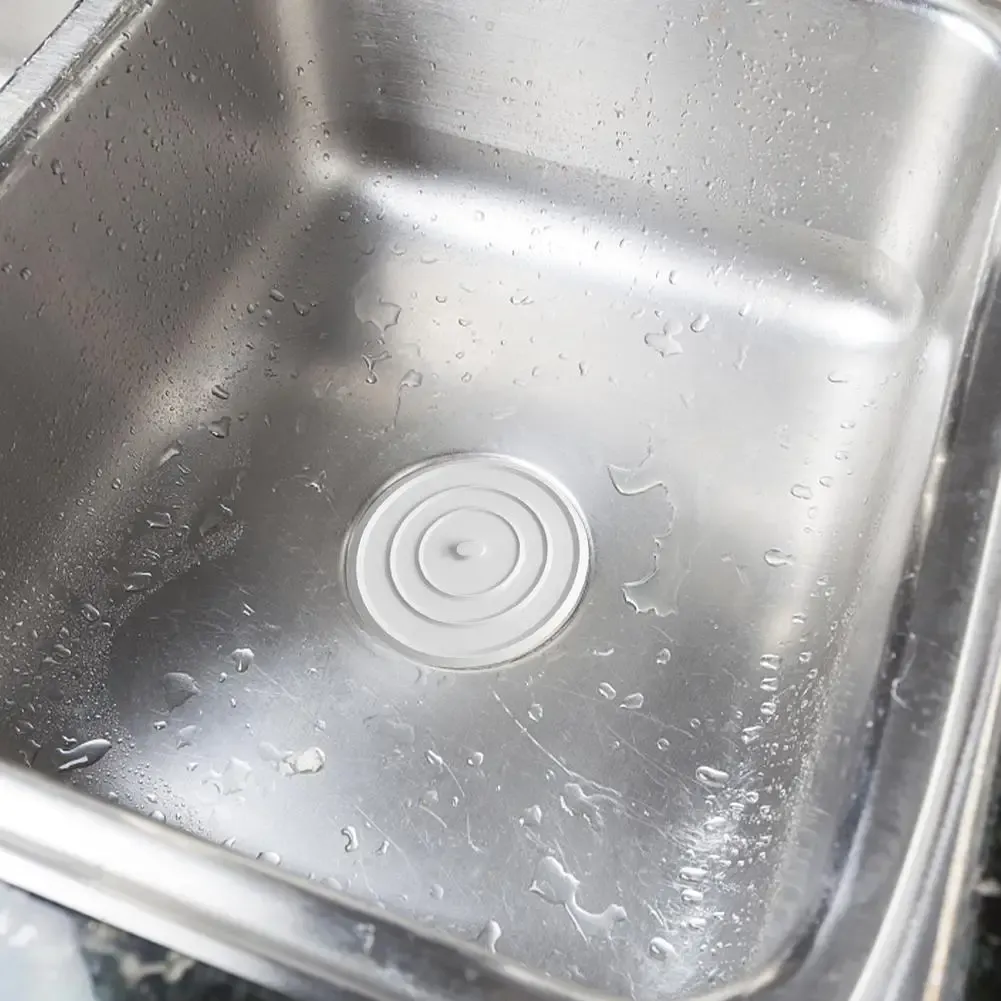 Bouchon de baignoire en silicone, utilisation au lavabo
