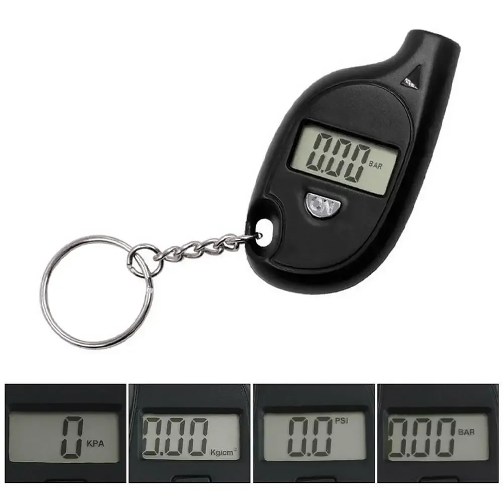 Manomètre numérique pour pneus à écran LCD, testeur portable de pression d'air (5-150 PSI) - Image 1