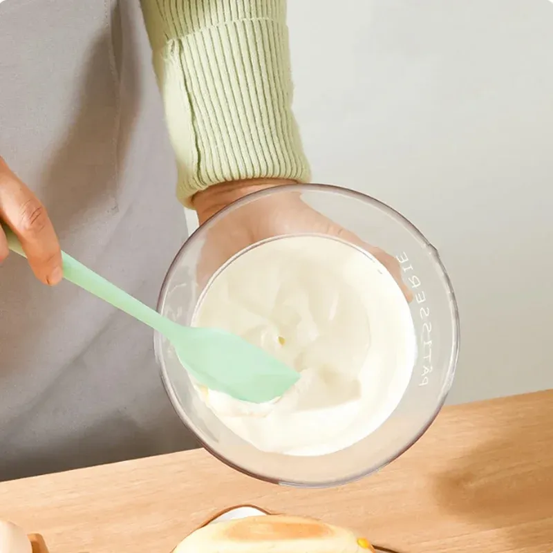 Racloir antiadhésif en silicone résistant à la chaleur pour crème et beurre 5