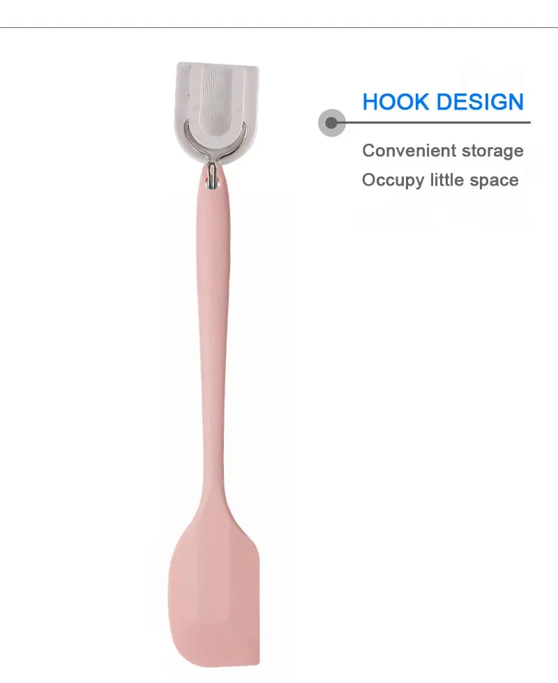 Spatule en silicone antiadhésive, détail de la tête
