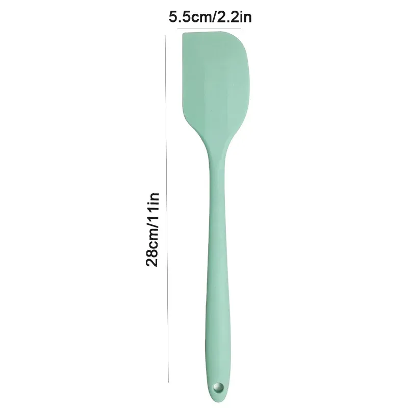 Racloir antiadhésif en silicone résistant à la chaleur pour crème et beurre 7