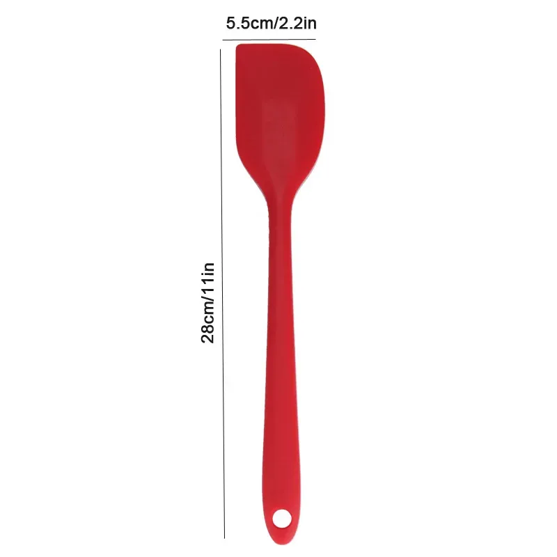 Racloir antiadhésif en silicone résistant à la chaleur pour crème et beurre 8