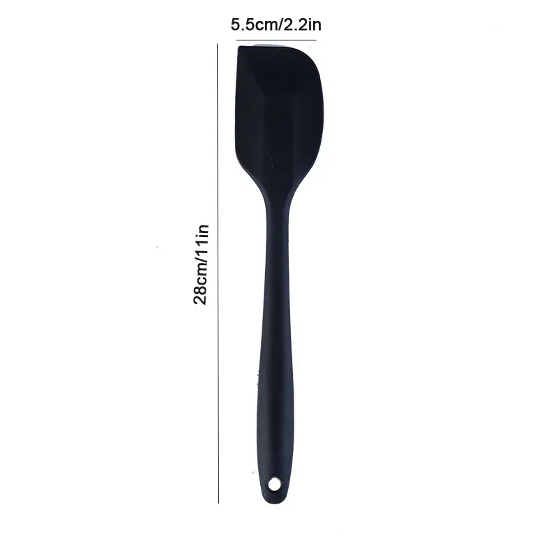 Racloir antiadhésif en silicone résistant à la chaleur pour crème et beurre 11