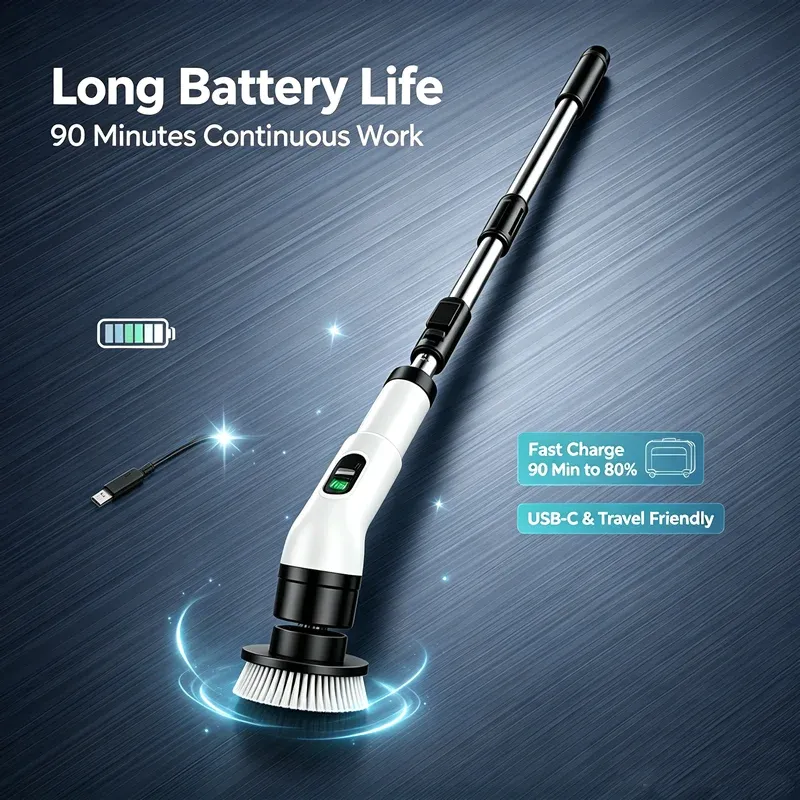 Brosse de nettoyage multifonction sans fil 4