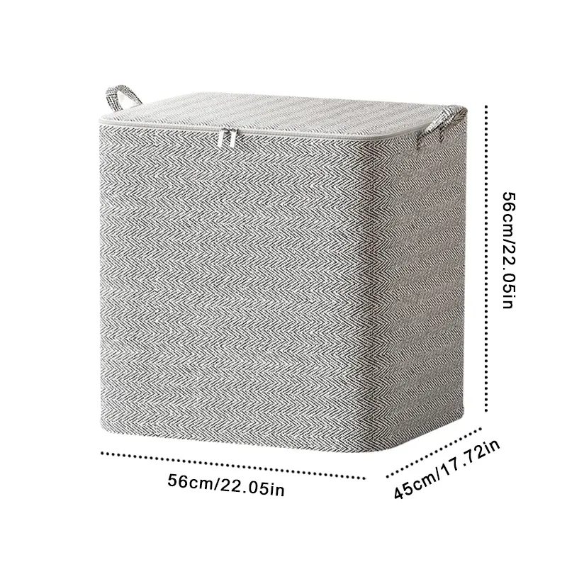 Boîtes de rangement pliables en tissu à grande capacité avec fenêtres et protection anti-poussière 10