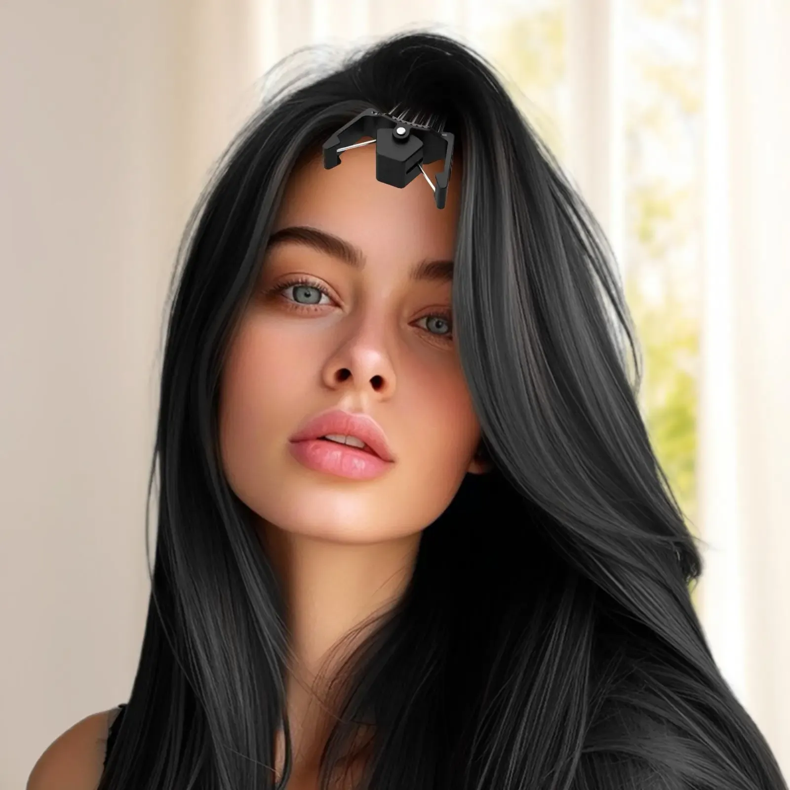 Pince à volume de cheveux, utilisation