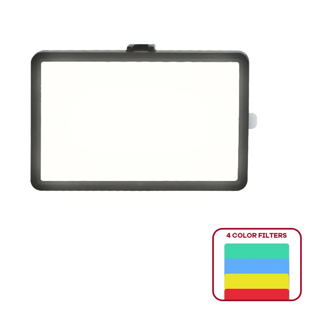 Lampe d'appoint LED à intensité variable pour webcam réseau, avec filtres de couleur, idéale pour le bureau, le streaming en direct, YouTube et TikTok 7