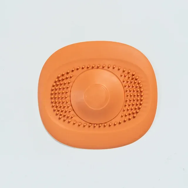 Bouchon de vidange en silicone avec filtre anti-cheveux pour évier et douche 8