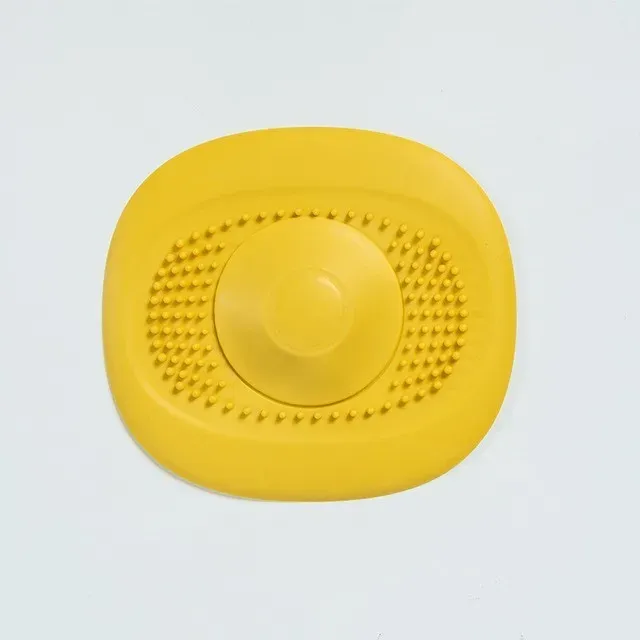 Bouchon de vidange en silicone avec filtre anti-cheveux pour évier et douche 11