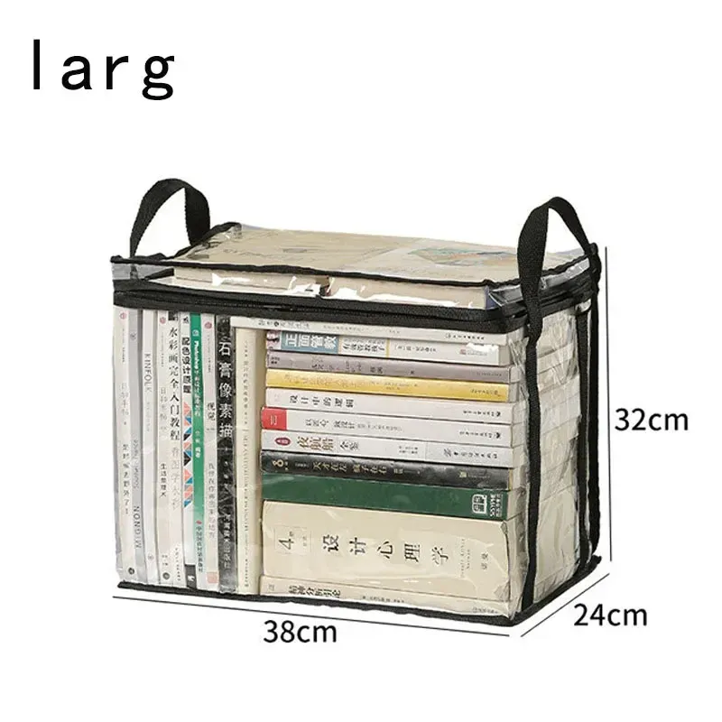 Boîte à livres pliable transparente, vue d'ensemble