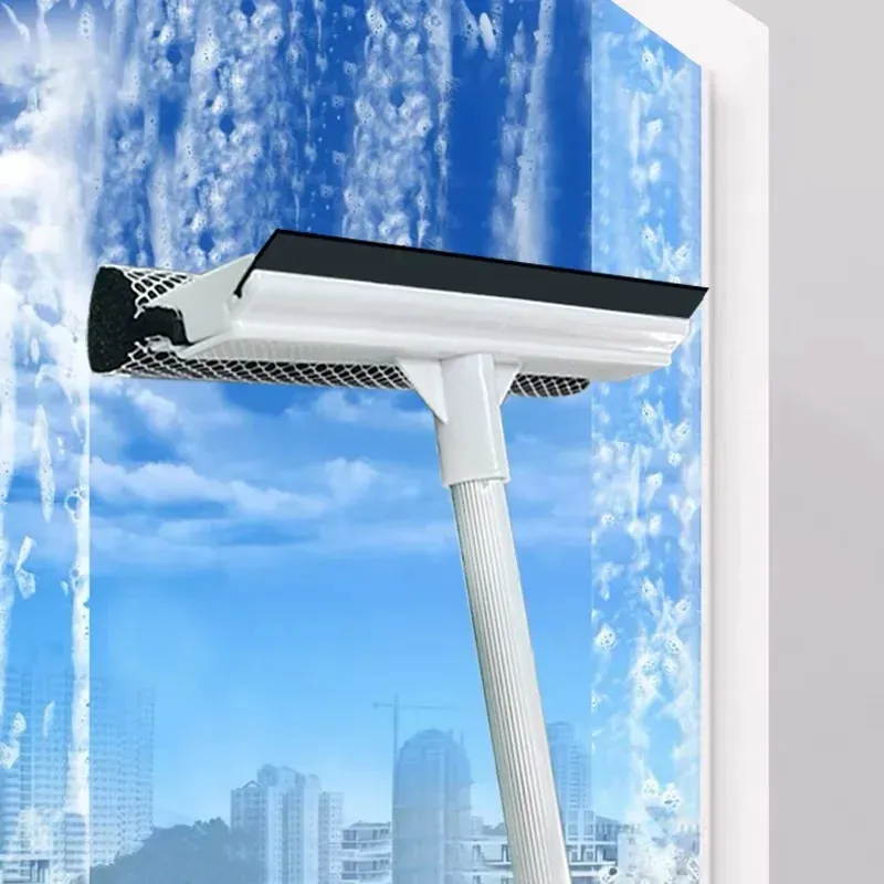 Brosse de nettoyage de vitres en situation