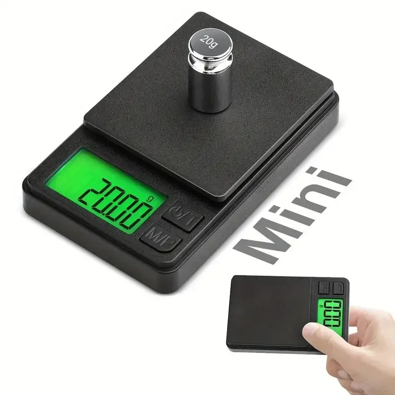 Balance électronique de poche dans un écrin de rangement