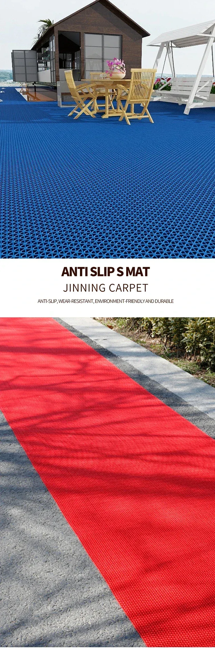 Tapis de sol en PVC dans un espace cuisine