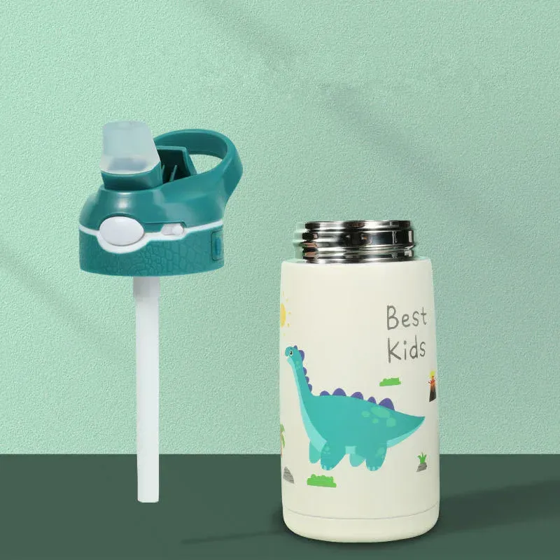 Gourde canard Thermos enfants, détail de la paille