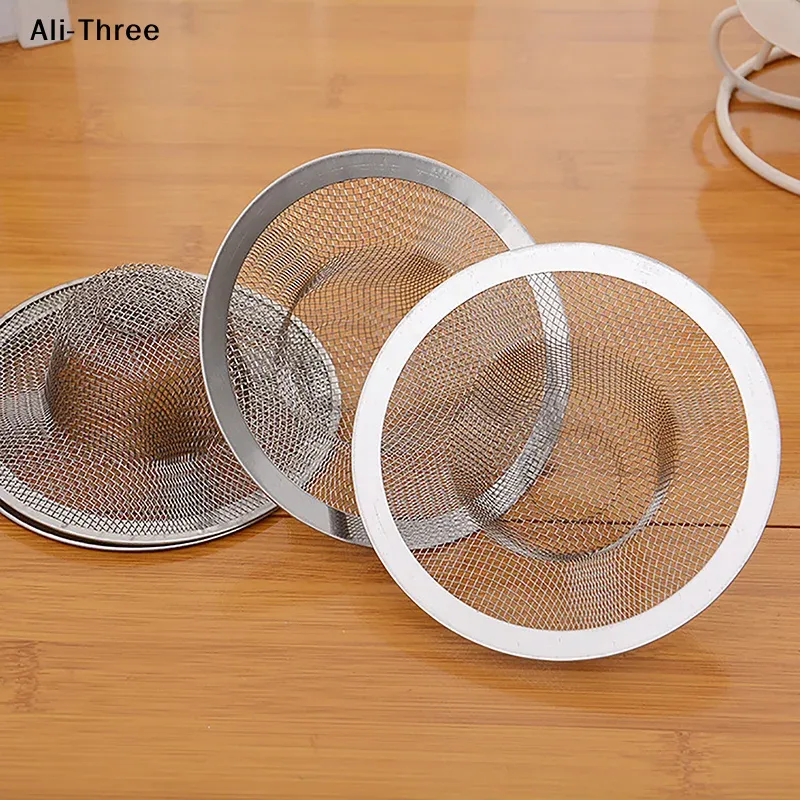 Lot de 2 filtres de vidange en acier inoxydable pour salle de bain